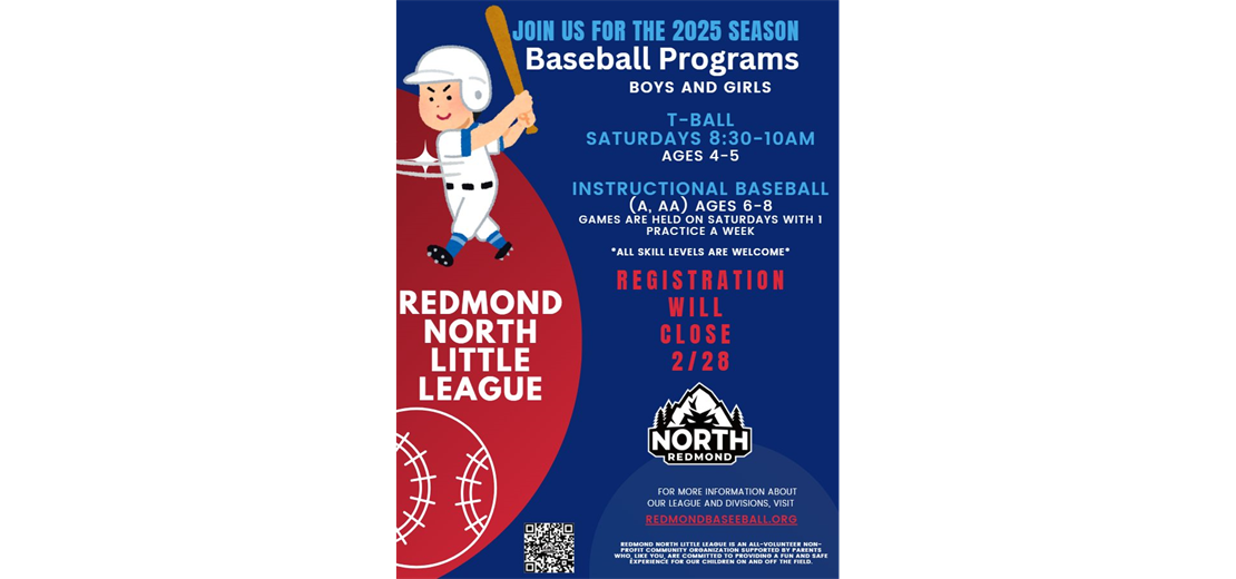 2025 T-Ball, A, and AA Registration Still Open